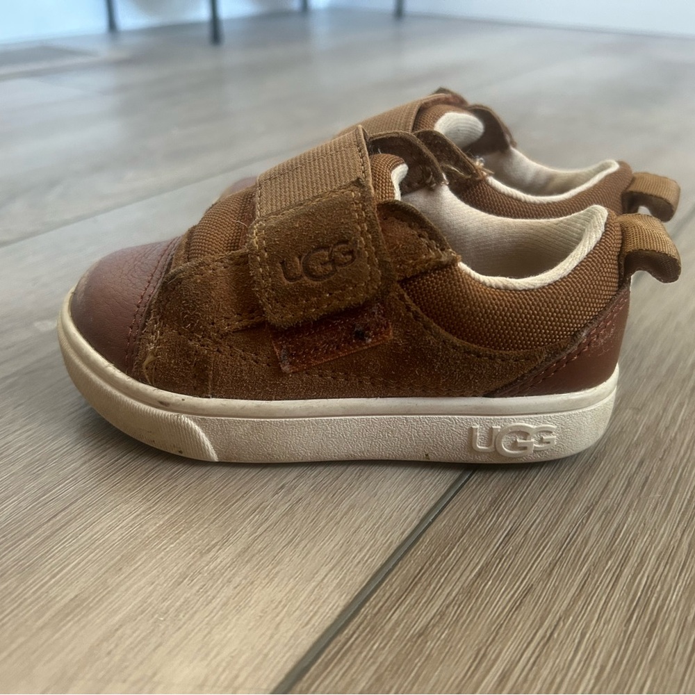 UGG Kids Tan and Brown Sneakers